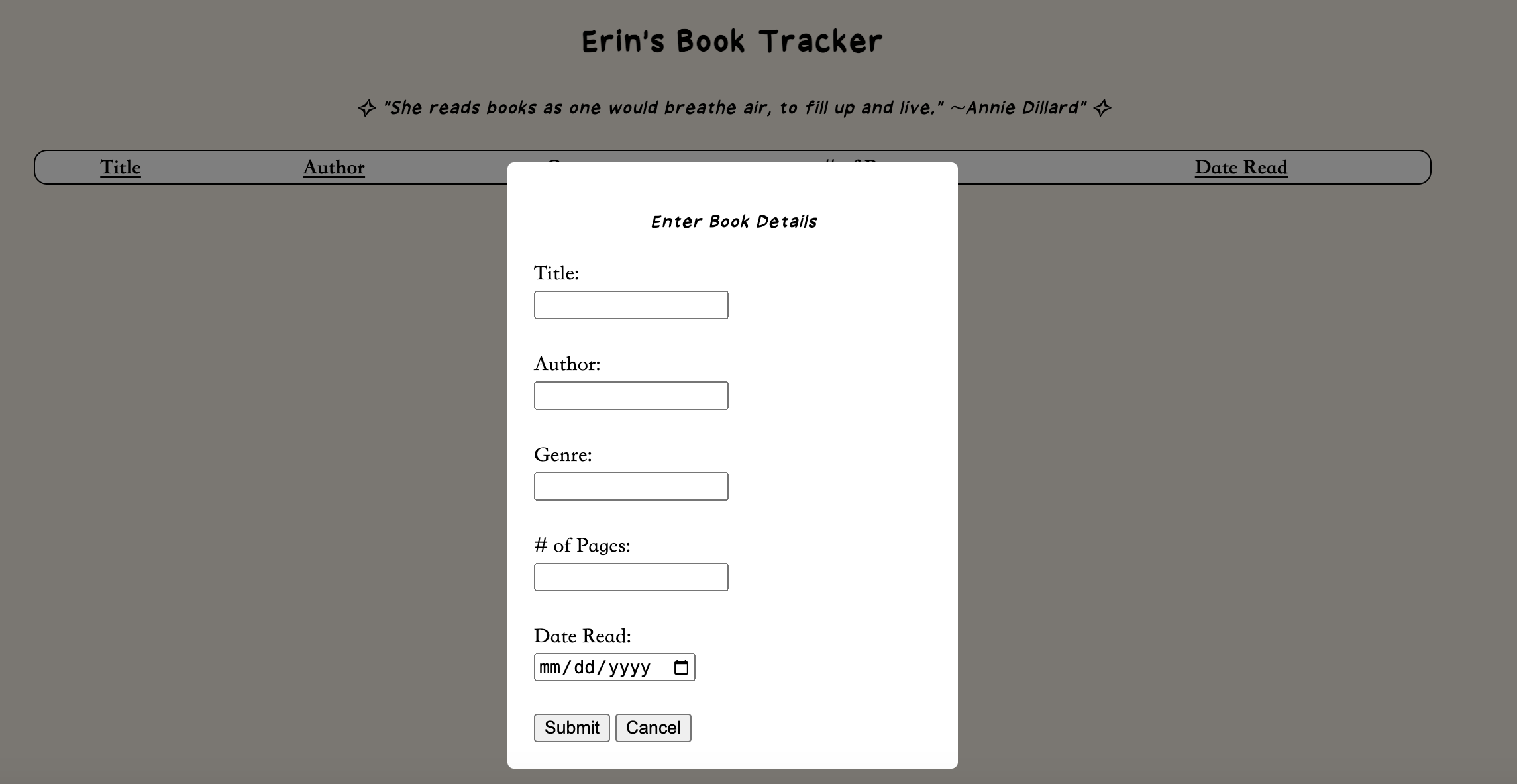 Book Tracker Image